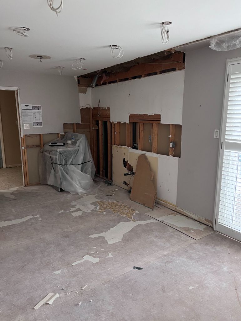 kitchen reno process