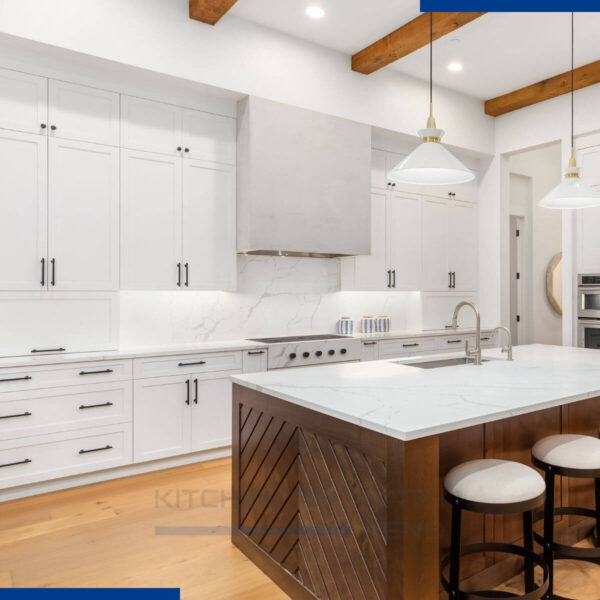 Radiant Kitchen with White Cabinets