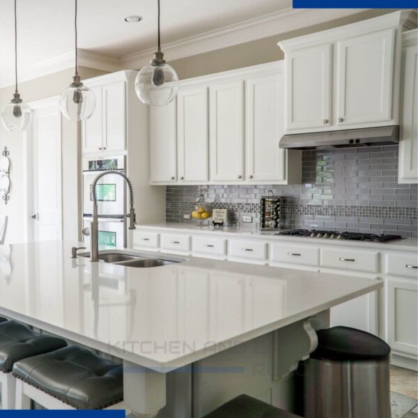 Stylish Kitchen with White Cabinets