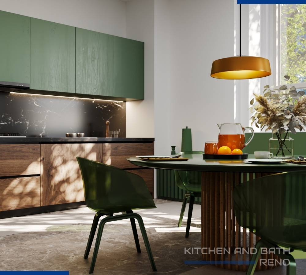 green kitchen