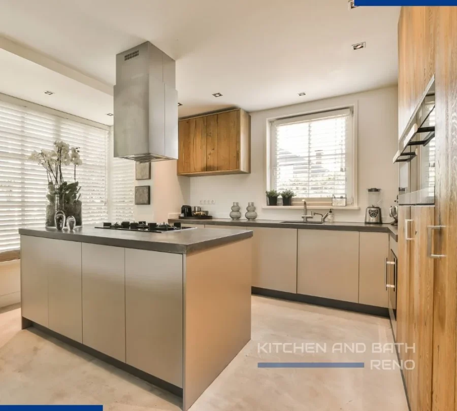 two tone cabinets kitchen reno