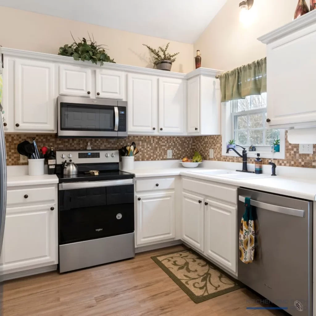 L shape kitchen reno