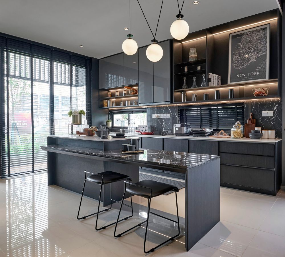 bold kitchen colours