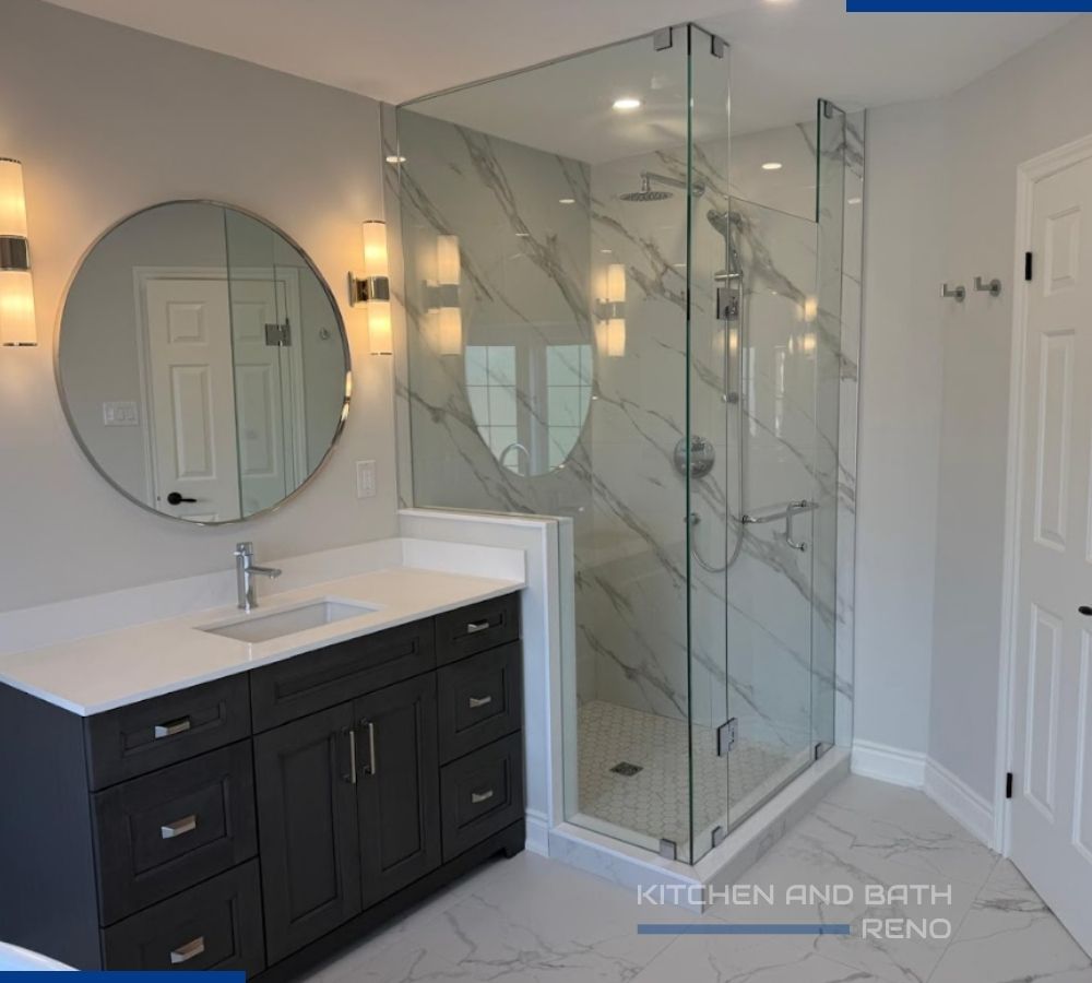mississauga modern bathroom remodeling project