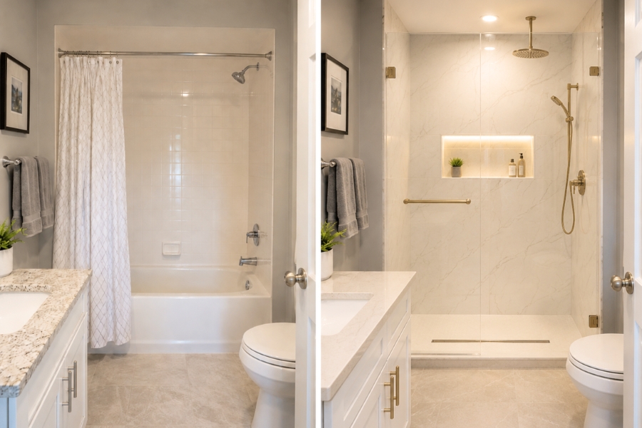 Tub to shower conversions Etobicoke