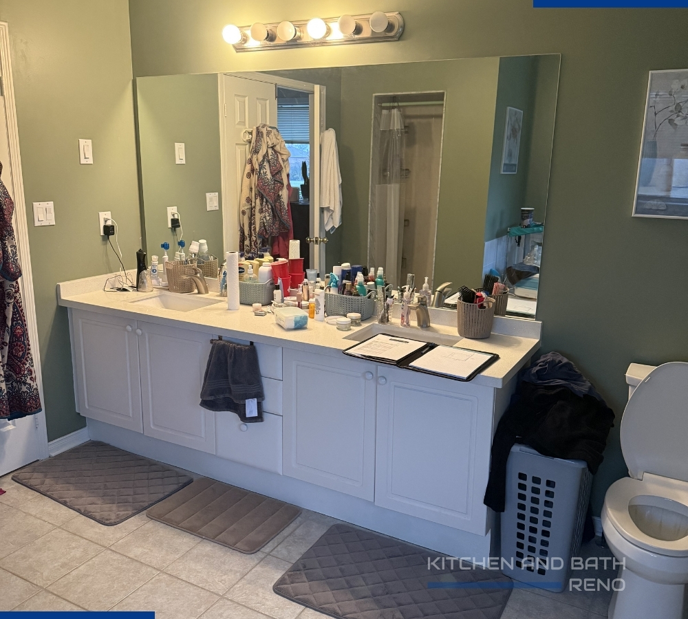 cramped single bathroom vanity