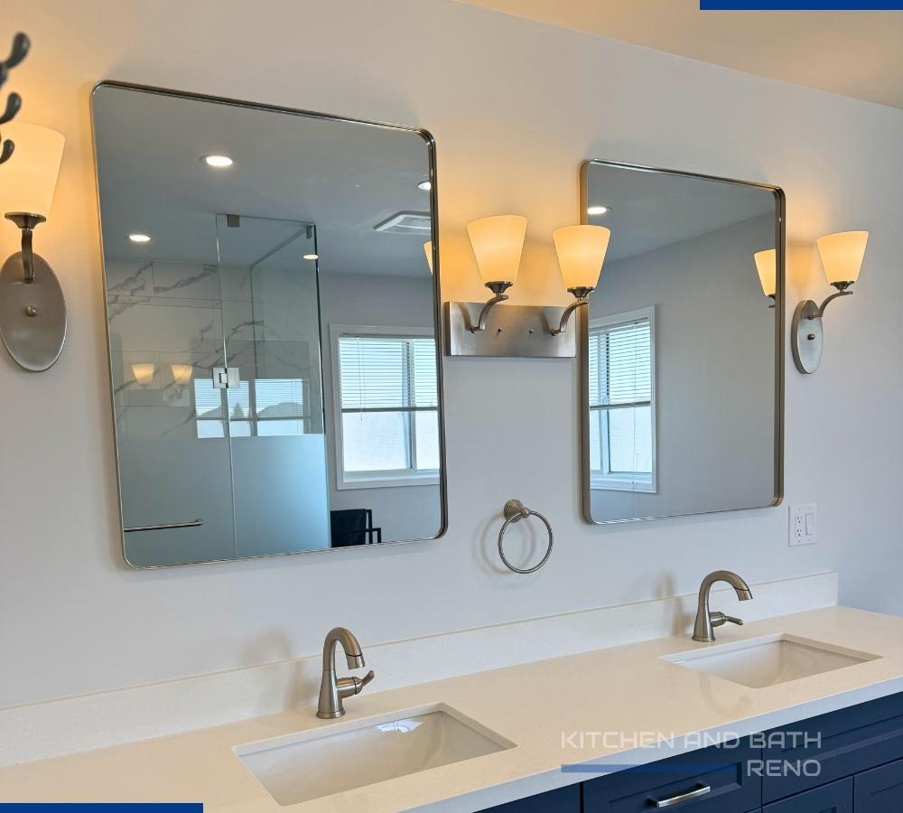 modern detached home bathroom design after renovation