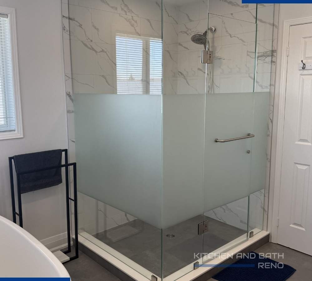 seamless large format shower tiles oakville